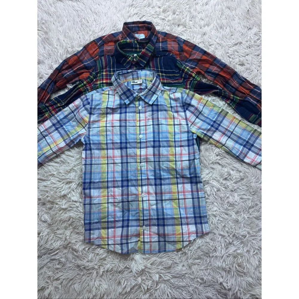 3 piece boys button shirt bundle size 10-12 by GAP kids, Epic Threads & Class Cl
